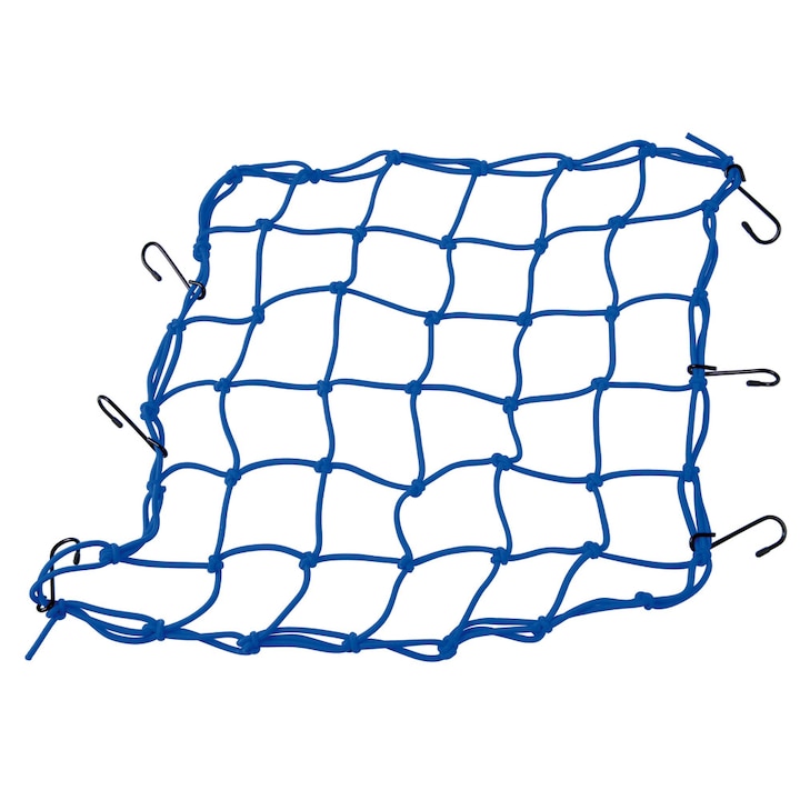 Csomagrögzítő háló 42x42cm Spider - Kék