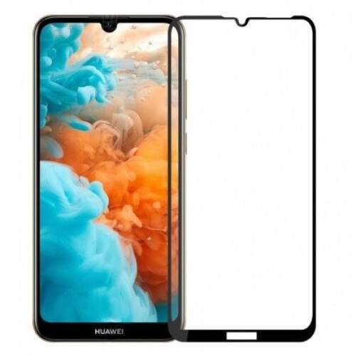 Folie de sticla Full Glue pentru Huawei Y6S/Y6 2019, margini negre