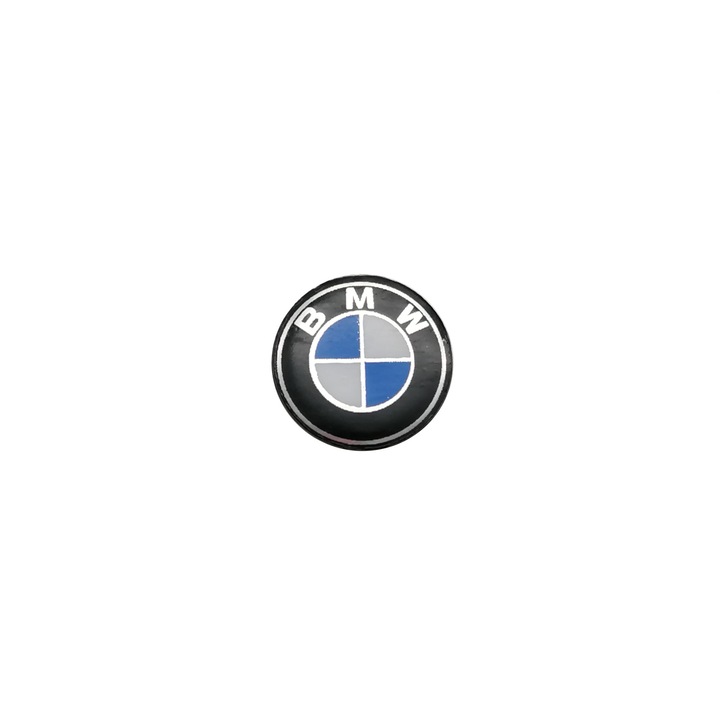 BMW 3M kulcs embléma, 11 mm, BMW E sorozat kompatibilis, ragasztóval, 1 darab