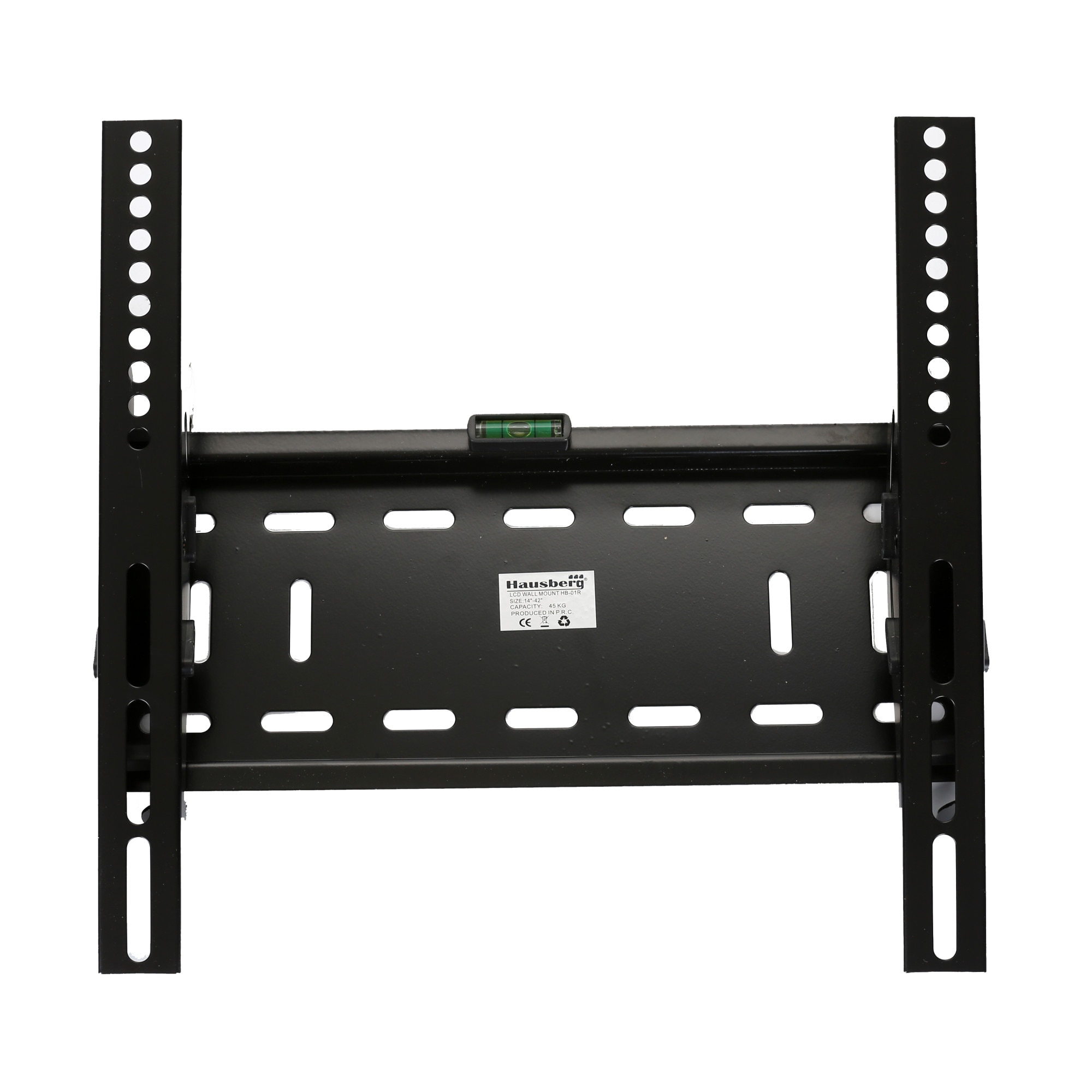 Suport TV de perete Hausberg HB-H 01R NEW, Diagonala 14-42 inch, Greutate maxima 45 kg, Negru