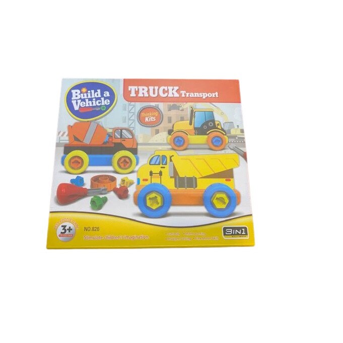 Joc de constructie , 3 in 1, Truck Transport