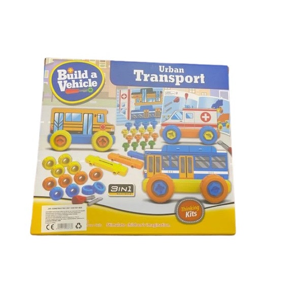 Joc de constructie, 3 in 1, Urban Transport
