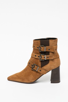 Tosca Blu, Botine de piele nabuc Atene Tosca Blu, Botine de piele nabuc Atene