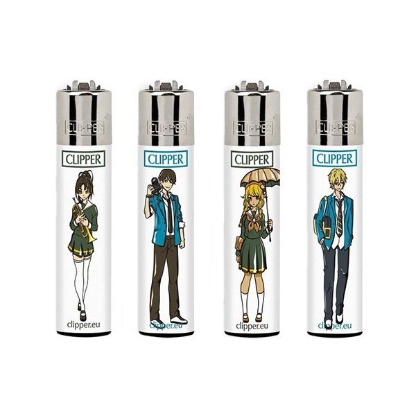 Set 4 brichete Clipper multicolor Manga