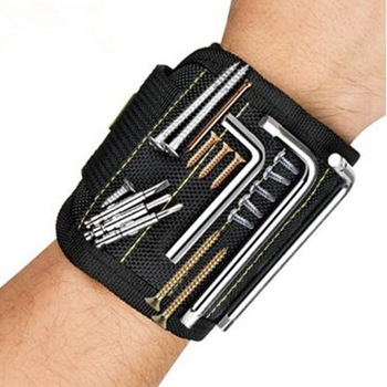 Manseta magnetica pentru cuie, suruburi, scule, accesorii bricolaj, Quasar&Co., negru Manseta magnetica pentru cuie, suruburi, scule, accesorii bricolaj, Quasar&Co., negru