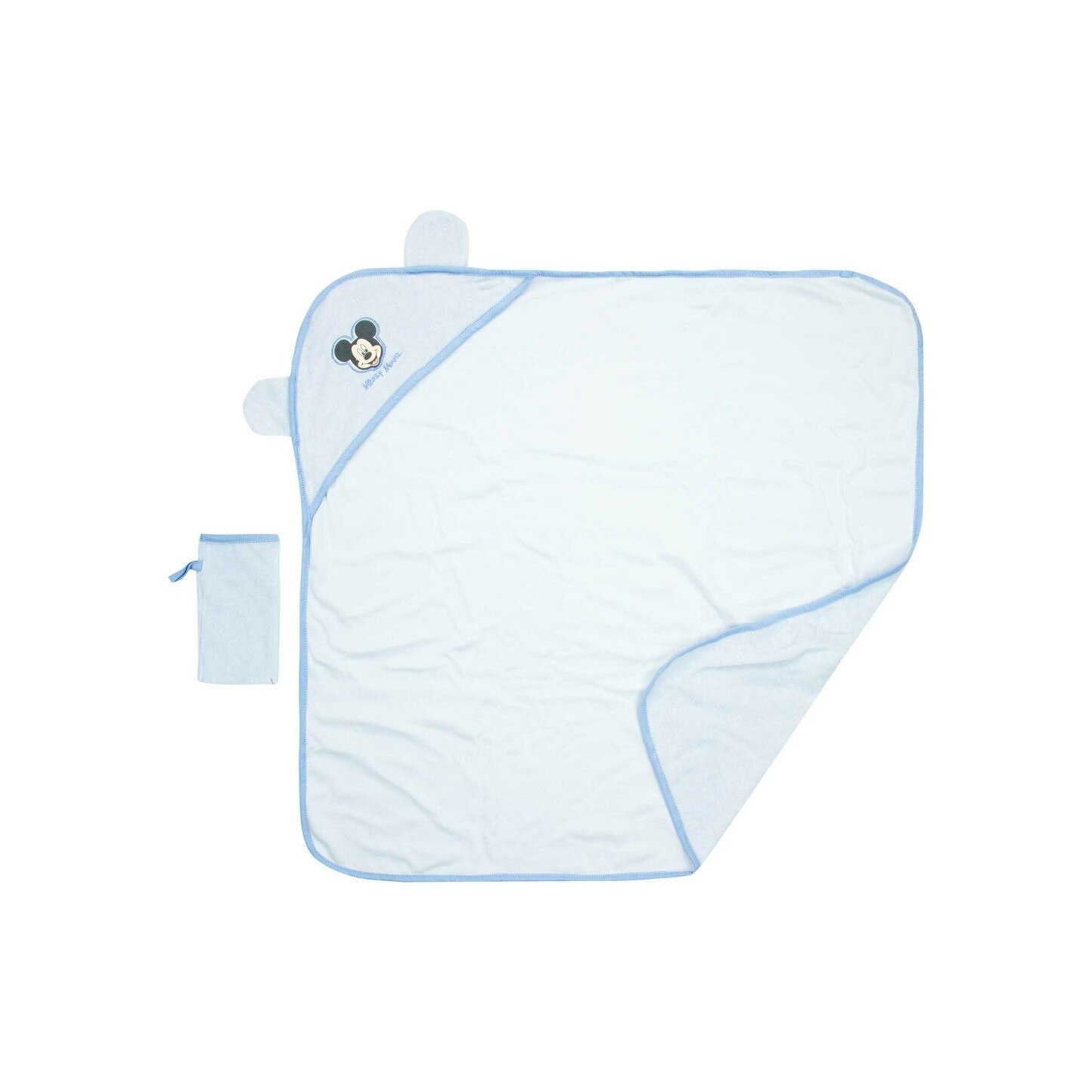 Prosop cu manusa baie, Mickey Mouse, albastru