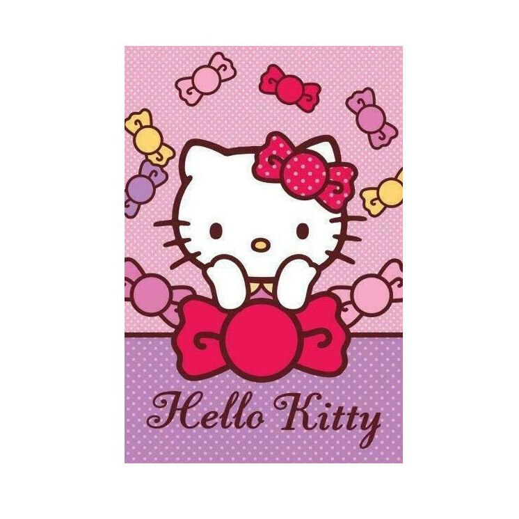 Prosop de maini, Hello Kitty, Pretty, 40x60 cm