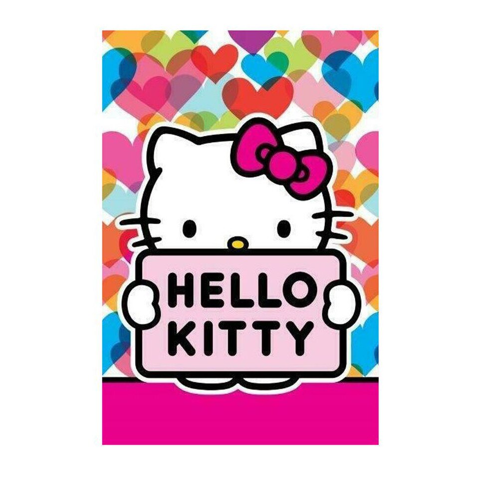 Prosop de maini, Hello Kitty, Cute, 40x60 cm