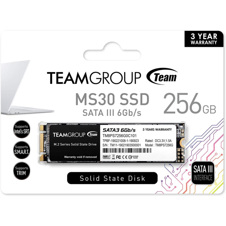 Solid State Drive (SSD) Team Group MS30, 256GB, SATA III