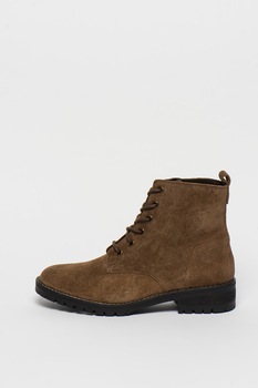 SUPERDRY, Ghete din piele intoarsa cu sireturi Commando SUPERDRY, Ghete din piele intoarsa cu sireturi Commando