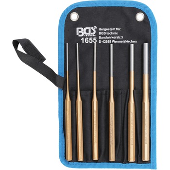 Set dornuri lungi 2.5-8 mm, 200 mm lungime, 6 piese, BGS 1655 Set dornuri lungi 2.5-8 mm, 200 mm lungime, 6 piese, BGS 1655