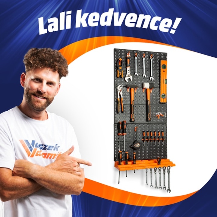 Fali rendszerező, szerszámtartó - 3 db tábla, 50 x 33 cm