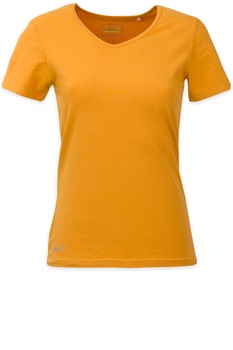 Tricou cu decolteu in V Budmil, Cloda, Bumbac, Galben, Galben, XL Tricou cu decolteu in V Budmil, Cloda, Bumbac, Galben, Galben, XL