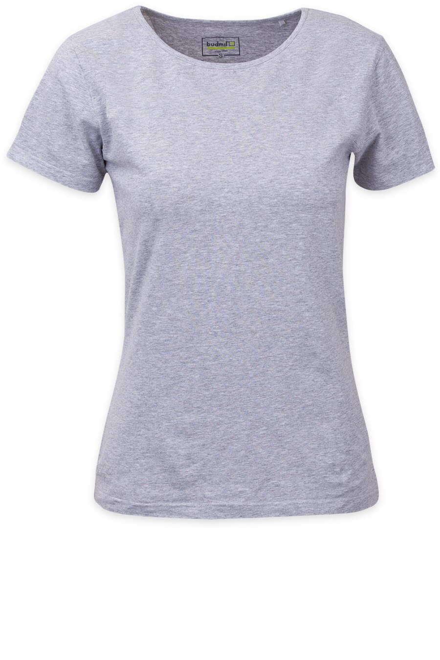 Tricou cu decolteu rotund Budmil, Ilda, Bumbac, Gri
