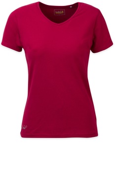 Tricou cu decolteu in V Budmil, Cloda, Bumbac, Rosu, Rosu Tricou cu decolteu in V Budmil, Cloda, Bumbac, Rosu, Rosu