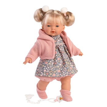 Papusa interactiva Llorens Crying Babies - Aitana, 33 cm Papusa interactiva Llorens Crying Babies - Aitana, 33 cm