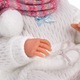 Интерактивна кукла Llorens Smooth skin - Baby Nica, Спален чувал, 40 см