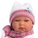 Интерактивна кукла Llorens Smooth skin - Baby Nica, Спален чувал, 40 см