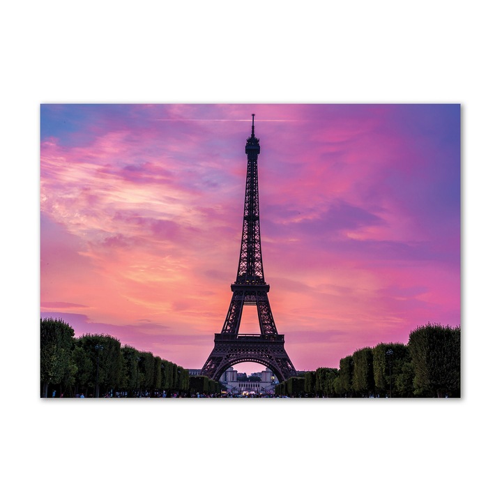 Pictura pe panza. Tulup. 100 cm x 70 cm. Decorarea peretilor. Turnul Eiffel Paris. 74472926