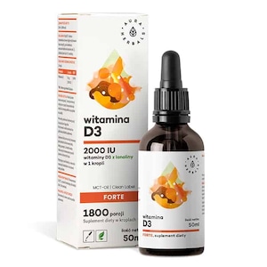 Supliment alimentar Aura Herbals Vitamina D3 FORTE 2000IU 50ml