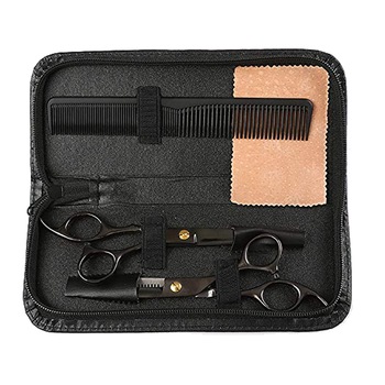 Set profesional foarfeca de tuns si filat Balmus cu pieptan carbon pentru frizerie salon coafor, marime 6 Set profesional foarfeca de tuns si filat Balmus cu pieptan carbon pentru frizerie salon coafor, marime 6