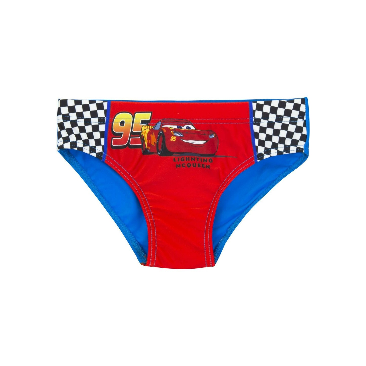 Slip baieti, Cars, albastru cu rosu