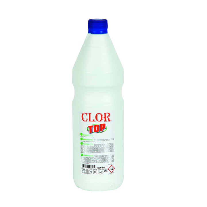 Inalbitor pentru rufe, TOP, Clor, 1 litru