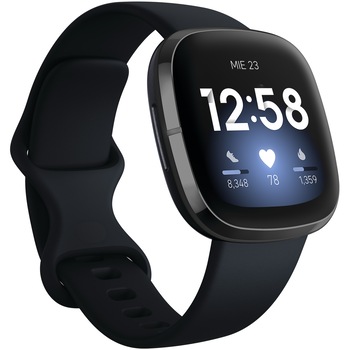 Ceas smartwatch Fitbit Sense, Carbon Graphite Ceas smartwatch Fitbit Sense, Carbon Graphite