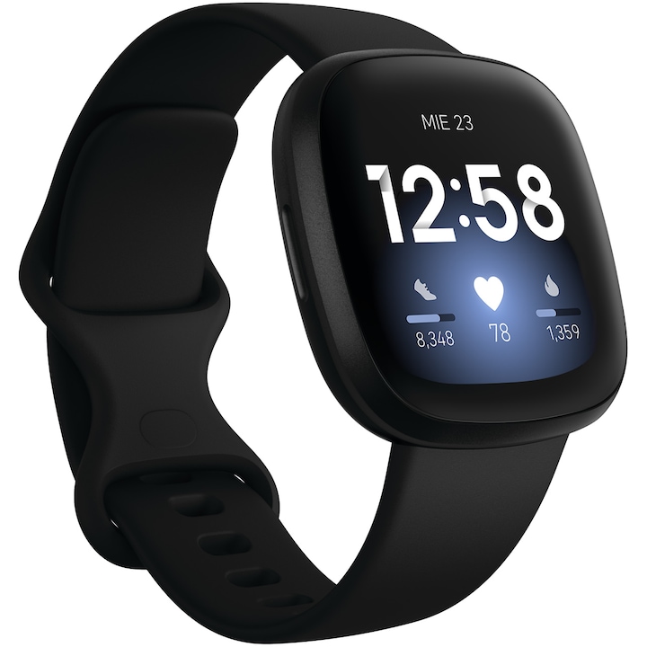 Часовник Smartwatch Fitbit Versa 3, Black