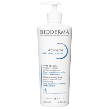 Balsam de corp Bioderma Atoderm Intensive pentru piele foarte uscata si atopica, 500 ml Balsam de corp Bioderma Atoderm Intensive pentru piele foarte uscata si atopica, 500 ml