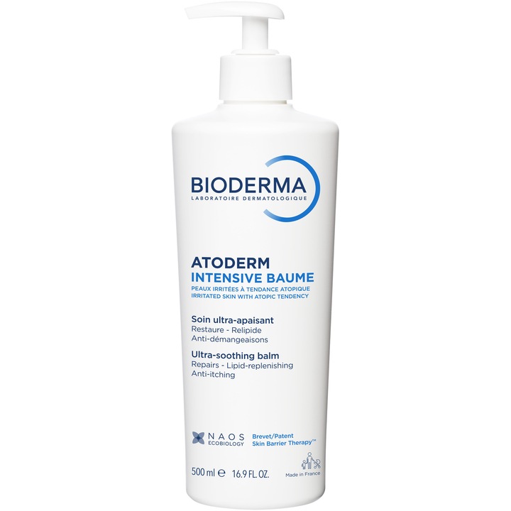 Bioderma Atoderm intenzív balzsam nagyon száraz és atópiás bőrre, 500 ml