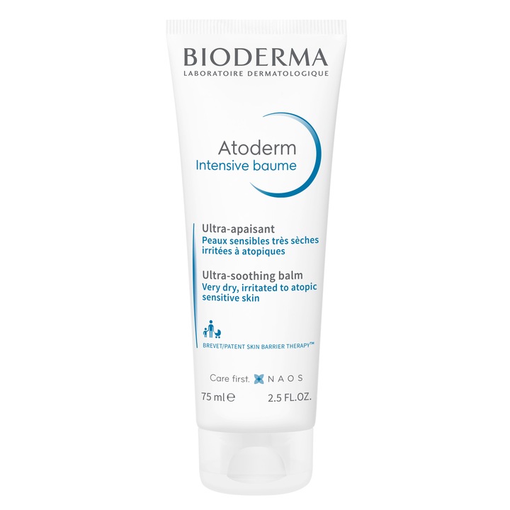 Balsam de corp Bioderma Atoderm Intensive pentru piele foarte uscata si atopica, 75 ml