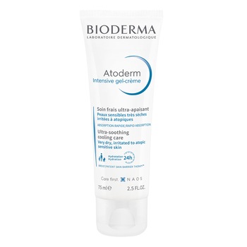 Crema-gel de corp Bioderma Bioderma Atoderm Intensive pentru piele foarte uscata si atopica, 75 ml Crema-gel de corp Bioderma Bioderma Atoderm Intensive pentru piele foarte uscata si atopica, 75 ml