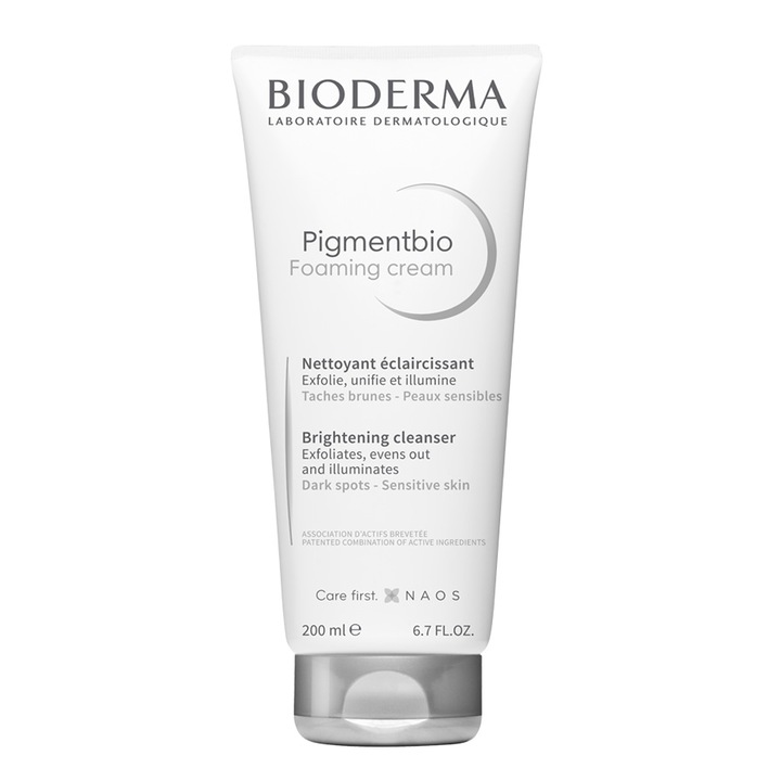 Почистваща пяна Bioderma Pigmentbio, За хиперпигментирана кожа, 200 мл