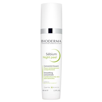 Ser Bioderma Sebium Night Peel pentru ten cu imperfectiuni, 40 ml Ser Bioderma Sebium Night Peel pentru ten cu imperfectiuni, 40 ml