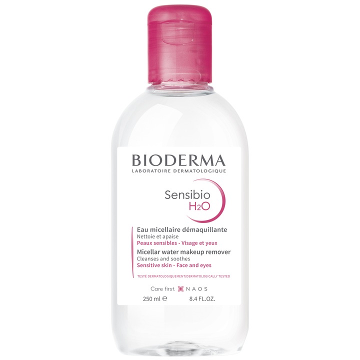 Apa micelara Bioderma Sensibio H2O pentru ten sensibil, 250 ml