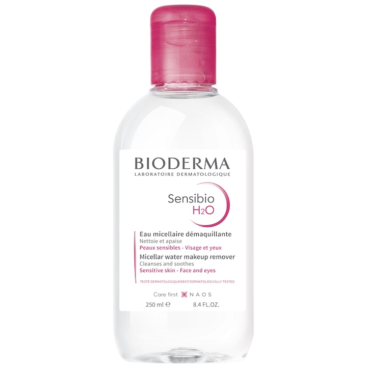 Мицеларна вода Bioderma Sensibio H2O за чувствителна кожа, 250 мл