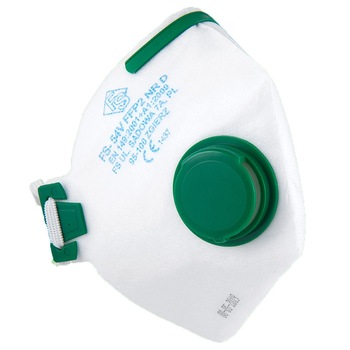 Set 10 masti de protectie respiratorie FFP2 FS-54V NR D, Filter Service, cu valva, certificat CE 1437 Set 10 masti de protectie respiratorie FFP2 FS-54V NR D, Filter Service, cu valva, certificat CE 1437