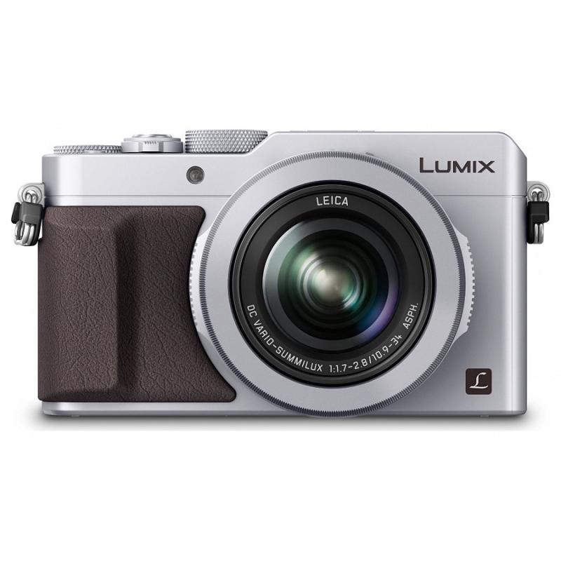 Aparat foto compact Panasonic Lumix DMC-LX100, 4K, 16.8MP, Silver