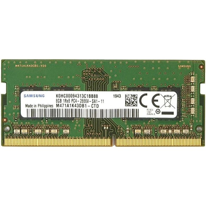 Memorie laptop SODIMM, 8GB, 2666MHz DDR4, CL11