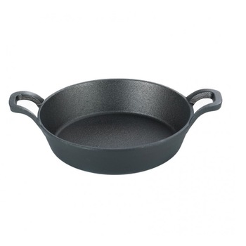 Tigaie din fonta cu 2 manere, 18x4,3cm Tigaie din fonta cu 2 manere, 18x4,3cm