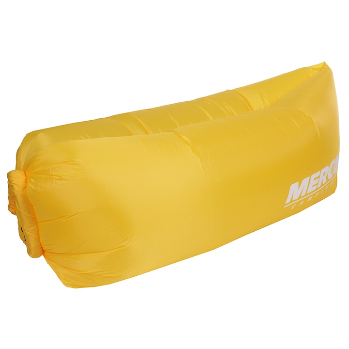 Надуваем дюшек Sezlong Lazy Bag, Merco Relax, жълт, 270 x 60 см