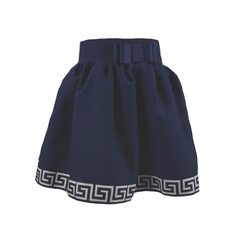 Fusta eleganta pentru fete, Mini Junior, Bleumarin