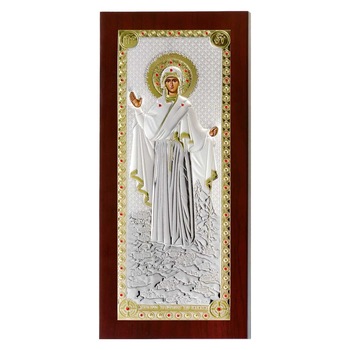 Maica Domnului de la Athos 23x11cm Icoana Argint ClassGifts Maica Domnului de la Athos 23x11cm Icoana Argint ClassGifts