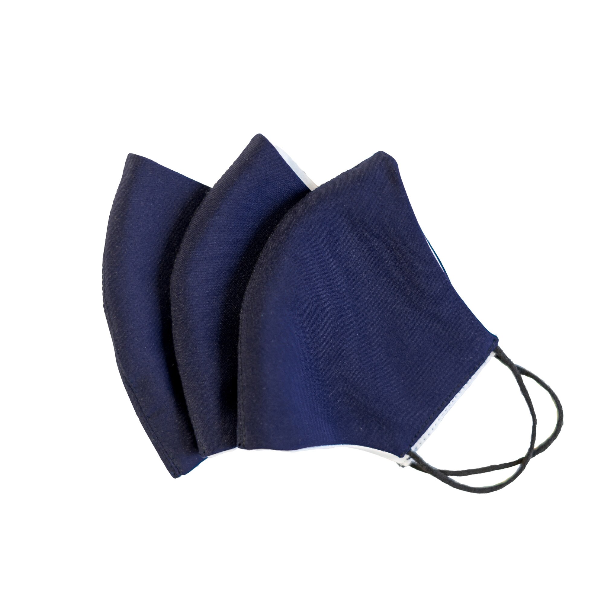 Set 3 masti protectie faciala reutilizabile pentru copii, Emily G, bleumarin