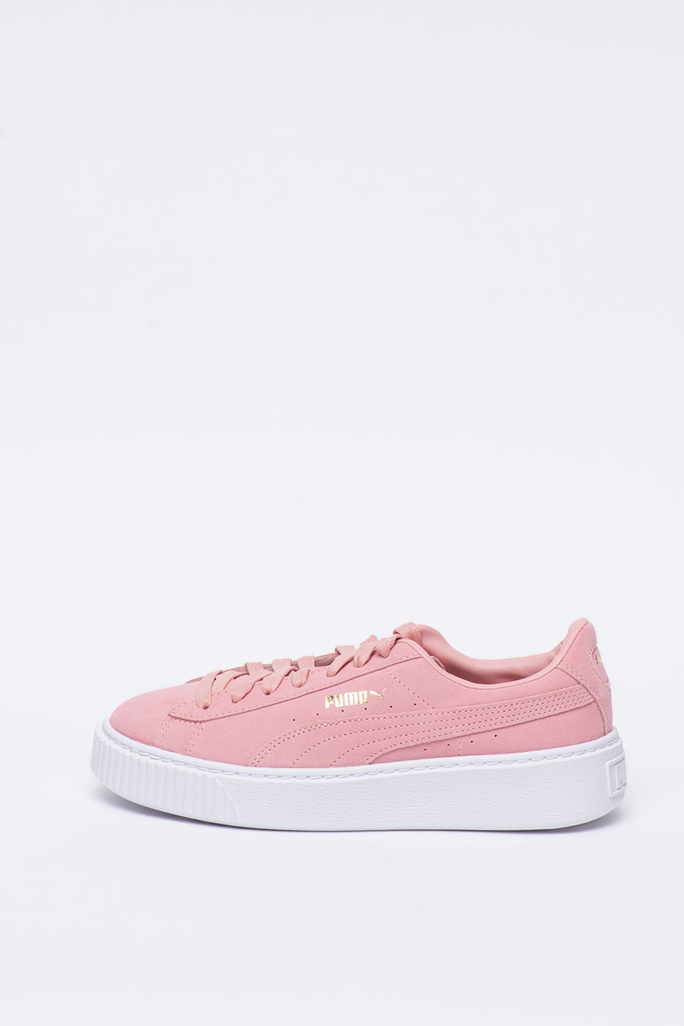 Puma, Pantofi sport flatform din piele intoarsa