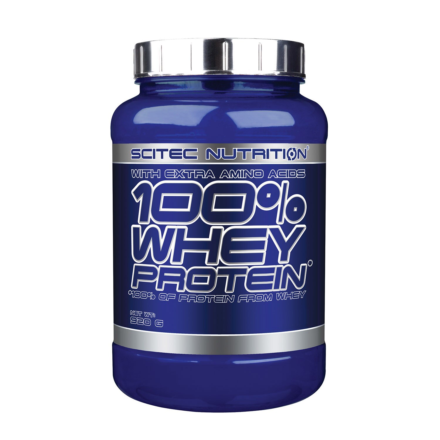 Pudra energizanta Scitec 100% Whey Protein Vanilie 0.920 Kg