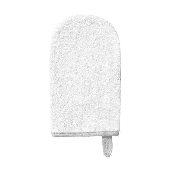 Manusa pentru baita din bumbac BabyOno alb 167/02