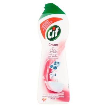 Solutie Curatare CIF Cream Pink With Micro Crystals, 250 ml, Ideal pentru Toate Suprafetele Solutie Curatare CIF Cream Pink With Micro Crystals, 250 ml, Ideal pentru Toate Suprafetele