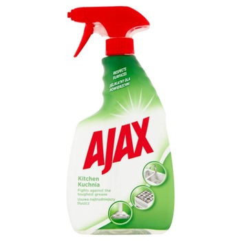 Solutie AJAX de Curatare pentru Bucatarie cu Pulverizator, Cantitate 750 ml Solutie AJAX de Curatare pentru Bucatarie cu Pulverizator, Cantitate 750 ml